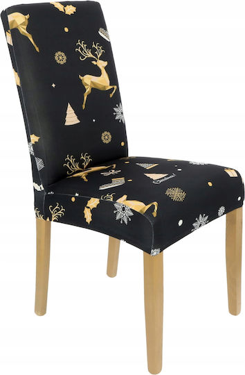 Ubieramy Meble Elastic Cover for Chair Black 1pcs
