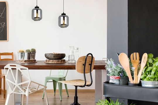 Light Home Κρεμαστό Φωτιστικό Μαύρο