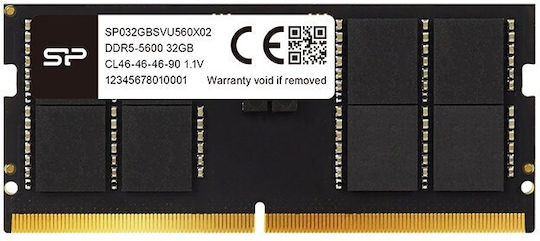Silicon Power DDR5 Memory RAM with 1x16GB Module and 5600 Speed for Laptop