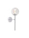 Light Home Leuchte Wand mit Fassung E14 Transparent