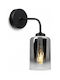 Light Home Modern Leuchte Wand mit Fassung E27 Schwarz