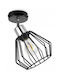 Light Home Modern Lumină de Perete cu Soclu E27 Negru