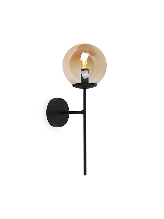 Light Home Leuchte Wand mit Fassung E14 Schwarz