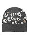 Beanie Unisex Beanie Gestrickt in Gray Farbe