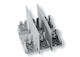 Fuse Base 3-pole Design Cable Clamps M8 Screw Pbd 003 Un 690 V In 160 A