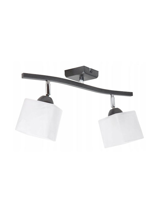 Light Home Double Spot with Socket E27 in White Color