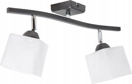 Light Home Double Spot with Socket E27 in White Color