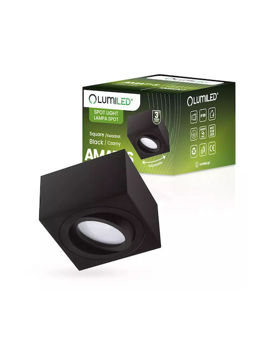 Lumiled LED Σποτ σε Μαύρο Χρώμα