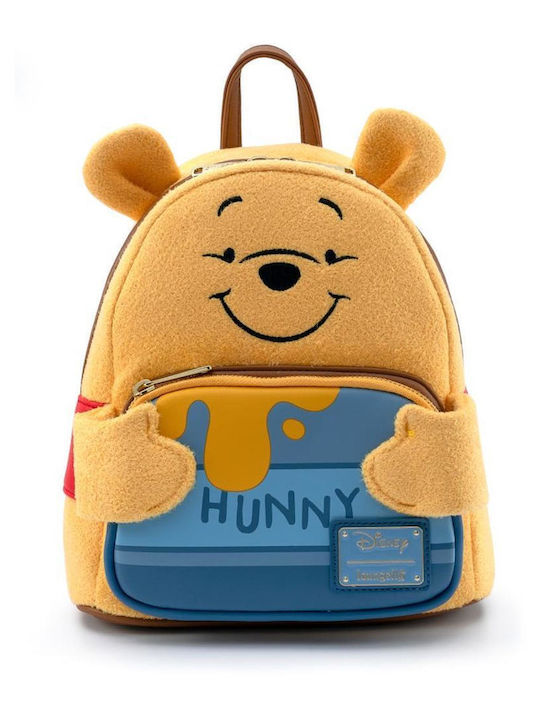 Loungefly Kids Backpack Yellow 25x23x11cm Disney Winnie Pooh Hunny Tummy Mini