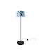 Light Home Floor Lamp with Socket for Bulb E27 Blue GARO_2120/LS