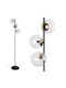 Light Home Lampa de podea cu Soclu pentru Bec E14 Negru
