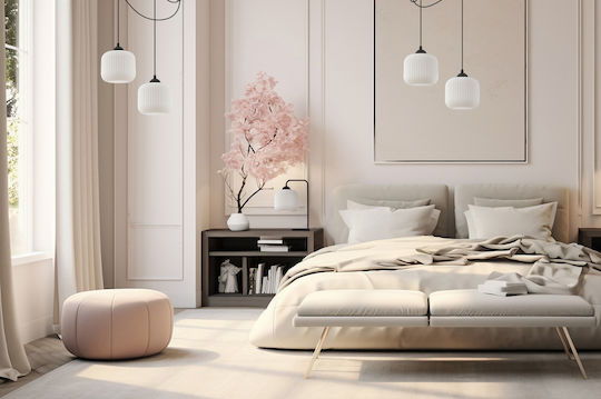 Light Home Πορτατίφ για Ντουί E27 με Μαύρο Καπέλο και Βάση