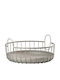 Zone Denmark Decorative Basket Metallic Beige 38x38x18cm