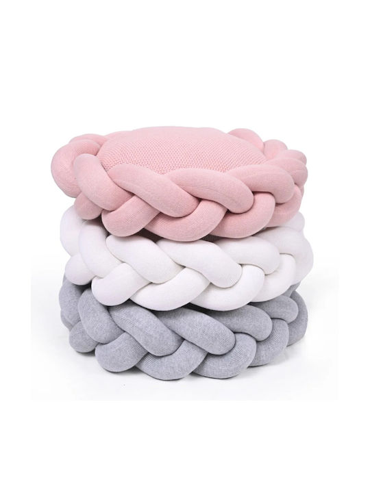 Liolios Home Μαξιλάρι Καναπέ Soft Grey 47x47εκ.