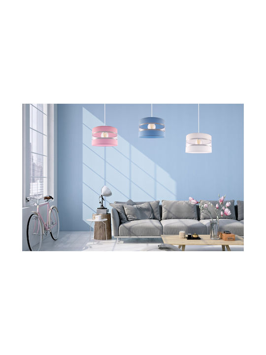 Light Home Lustră Roz cu frânghie