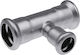 Reduzier-T-Stück Edelstahl 54 28 54