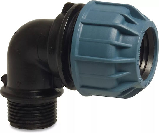 Jason Elbow 90° Pp 32mm X 3/4" M Thread 10bar