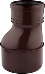 Pp Reduction 160x110 Downpipe Rainwater Pipes Brown Color