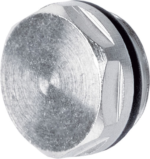 1/2” Verschiedene Rohrverbindungen Messing vernickelt Kappe