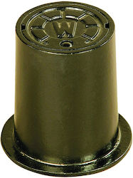 Full Cast Iron Street Box W100 W Water Inscription Gate Valve Cast Iron Body Round Cast Iron Cover