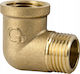 Brass Elbow 3/8 Inch Nyplated Brass Elbow