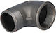 Threaded Pipe Elbow Fitting Wz 6/4" Black A4 No 7 No 92 Opal