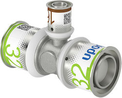 Reduziertes T-Stück 32-16-32 Uponor S-press Plus