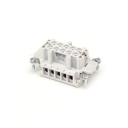 Conector Feminin Capac Metalic 10 Poli 16 A T0-eb010cp00