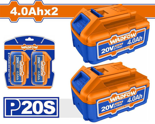 Wadfow Tool Battery Lithium 20V with Capacity 4Ah