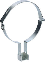 200mm Adjustable Pipe Clamp Galvanized Steel Pluvia