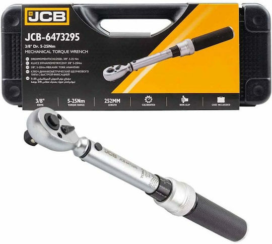 JCB Drehmomentschlüssel Kare 3/8" Ropi 5-25 Nm
