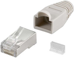 Goobay Network Connector Gray Male Rj-45 Cat 5e