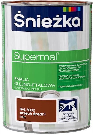Śnieżka Supermal Medium Matte Walnut 8002 0.8l