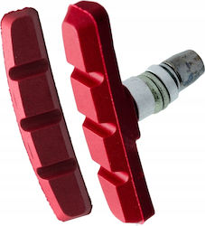 Baradine V-Brake 947v Rote Fahrradbremsbeläge 70