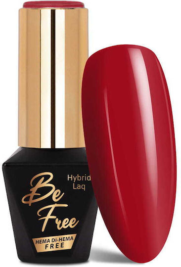 Molly Nails Befree Elegance Огненочервен Хибриден Полутраен Лак За Нокти Hema/di-hema Free 10гр № 5