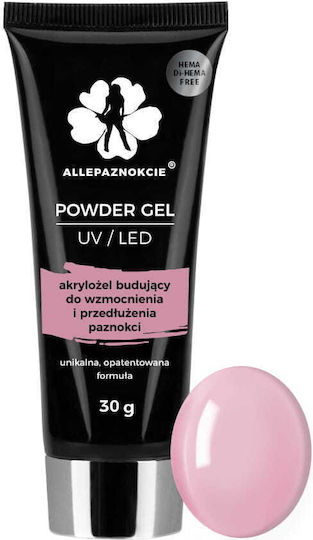 Powder Gel Acrylic Gel Allepaznokcie Hema/di-hema Free French Pink 30 G