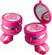 Children's Bicycle Bell Heart-shaped Mirror 55mm