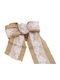 Brown Bow Lace Chair