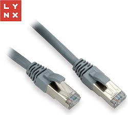 Lynx U/UTP Cat.6 Ethernet Network Cable 1m Gray 10 Pieces