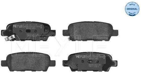 Brake Pad Set Renault Koleos 08- Nissan Cube 07- Juke 10-19 Leaf 10-17 Murano 02-09 NV200 10- Qashqai 06-15 Tiida 04- X-Trail 0252387114W-10761