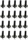 20 Pieces Tact Switch Momentary Button 6x6mm Height 13.5mm Board