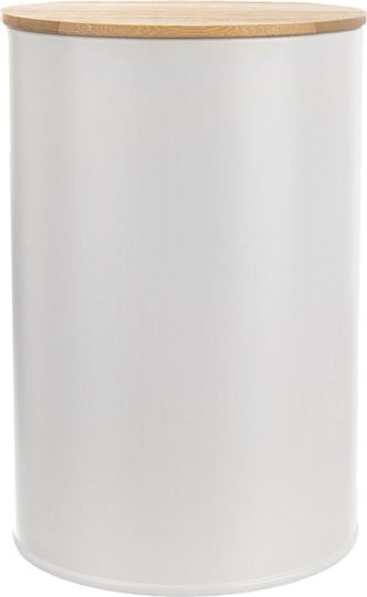 Orion General Use Jar with Lid Wooden White 800ml