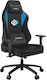 Eureka Ergonomic GC-09 Artificial Leather Gaming Chair with Adjustable Arms Gray
