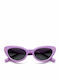 Polaroid Cat Eye Παιδικά Γυαλιά Ηλίου με Polarized Φακό Μωβ για 4-7 Ετών