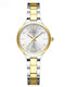 Curren Women's Watch Battery with Stainless Steel Bracelet Gold Silver