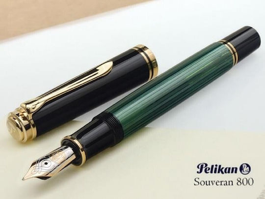 Pelikan Souveran M800 Писалка Medium с Червено Мастило