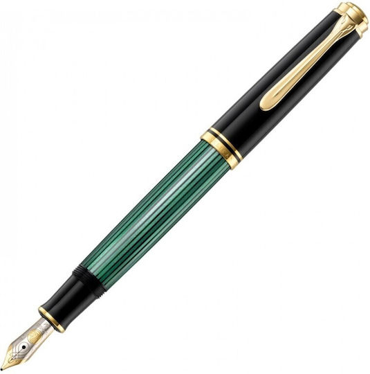 Pelikan Souveran M600 Πένα Γραφής Extra Fine με Μαύρο Μελάνι