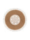 Iliadis Rug Round Summer from Jute with Fringes Natural-beige