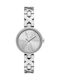 Armani Exchange Γυναικείο Ρολόι 32mm Μπαταρίας με Ασημί Μεταλλικό Μπρασελέ