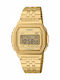 Casio Iconic Digital Men's Watch Battery with Gold Metal Bracelet